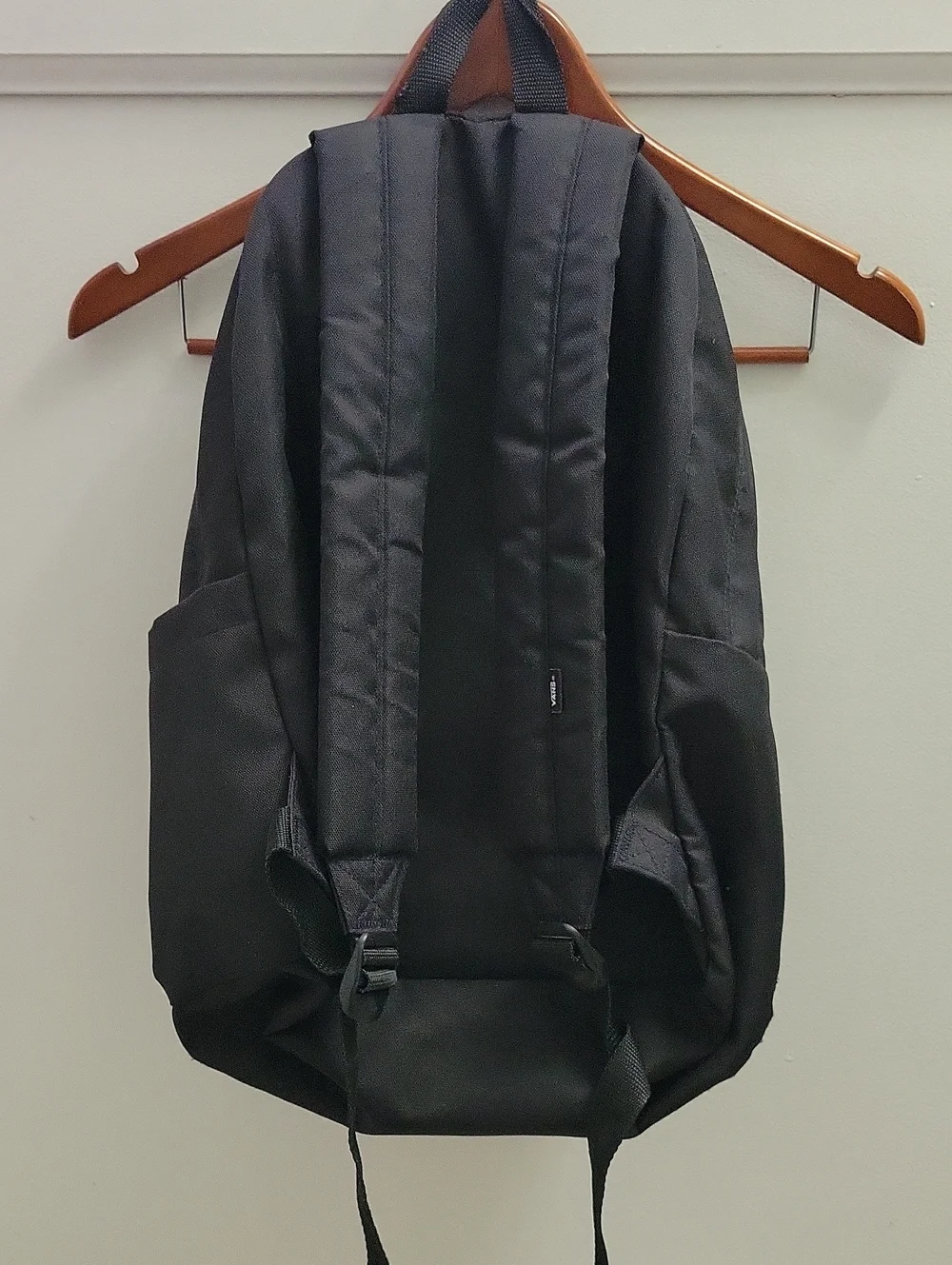 Vans Old Skool Drop V Black Backpack with White Logo Patch